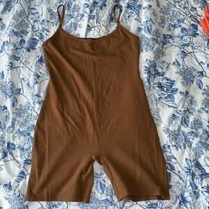 New Without Tags Forever21 Brown Romper Size Large